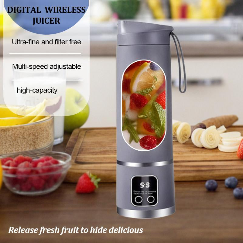 Licuadora Portátil TikTok para Batidos y Zumos. Compacta, recargable USB y perfecta para dietas. ¡Tu aliado ideal en la cocina y el hogar!
