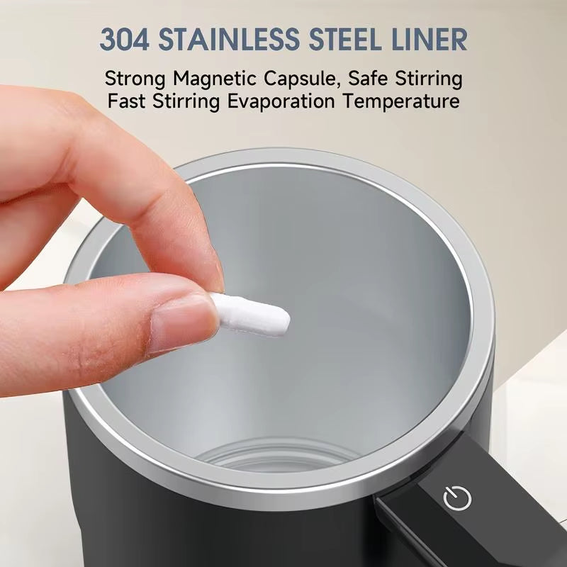 Nueva Taza Magnética Automática Recargable por USB para Café, con Mezclador Eléctrico, Impermeabilidad IP67, Segura para Alimentos, 380 ml, Ideal para Té.