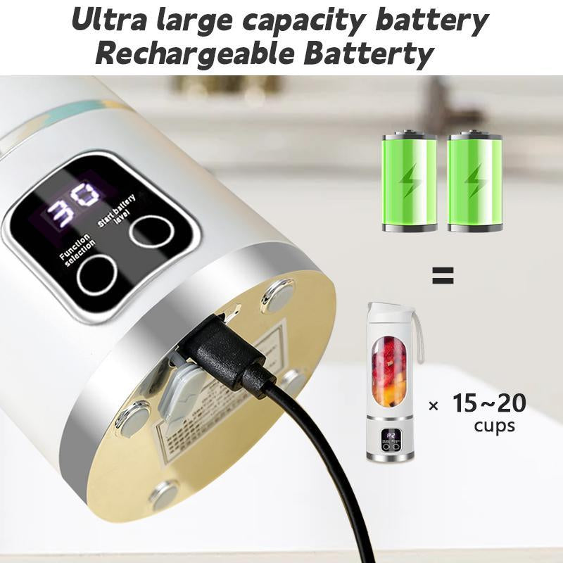 Licuadora Portátil TikTok para Batidos y Zumos. Compacta, recargable USB y perfecta para dietas. ¡Tu aliado ideal en la cocina y el hogar!